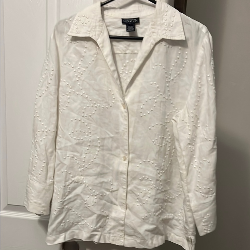 Jones New York White Blouse